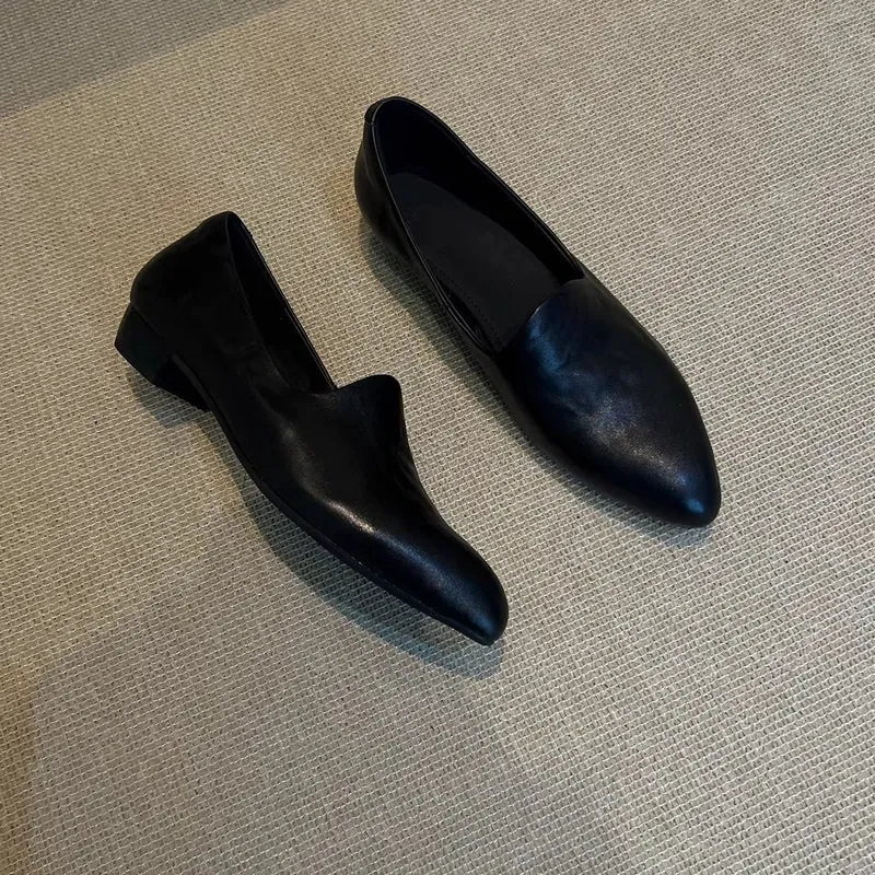 Damen elegante Slippers mit spitz zulaufendem Design und bequemem Fußbett