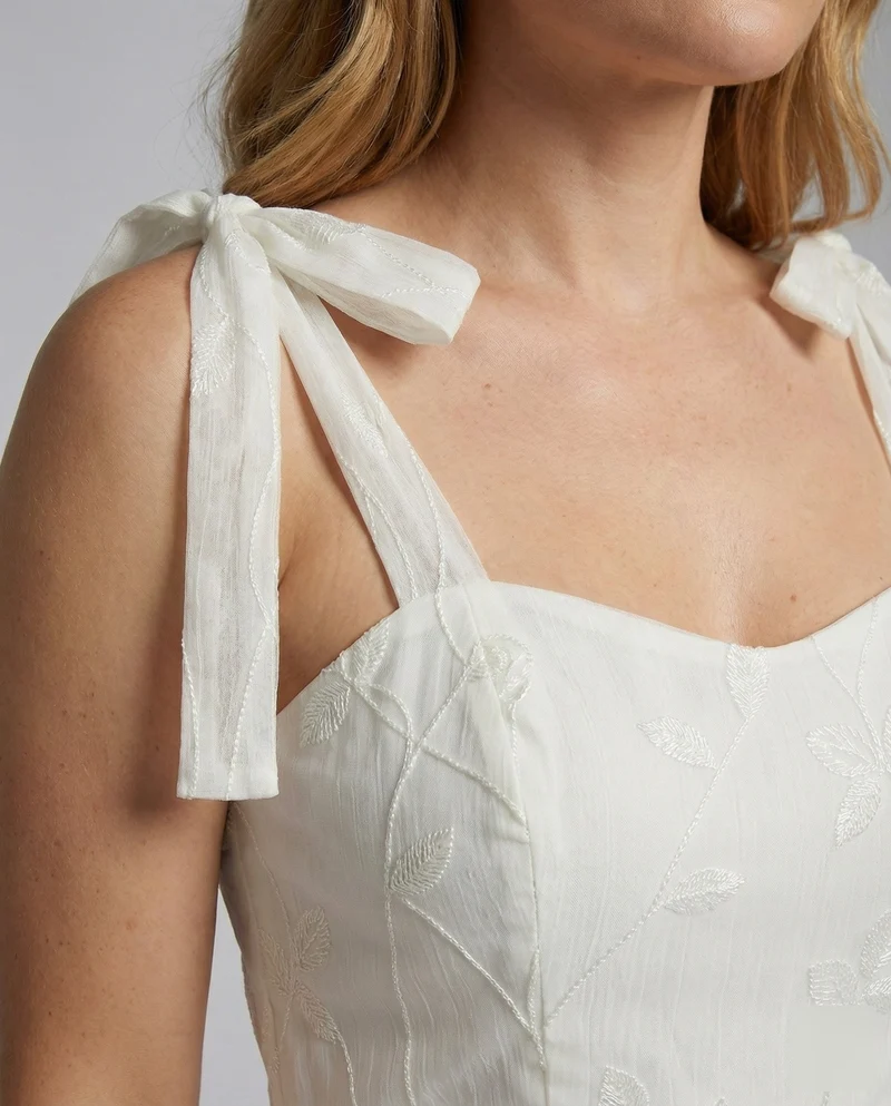 Damen tailliertes Retro-Tüllkleid mit Tellerrock