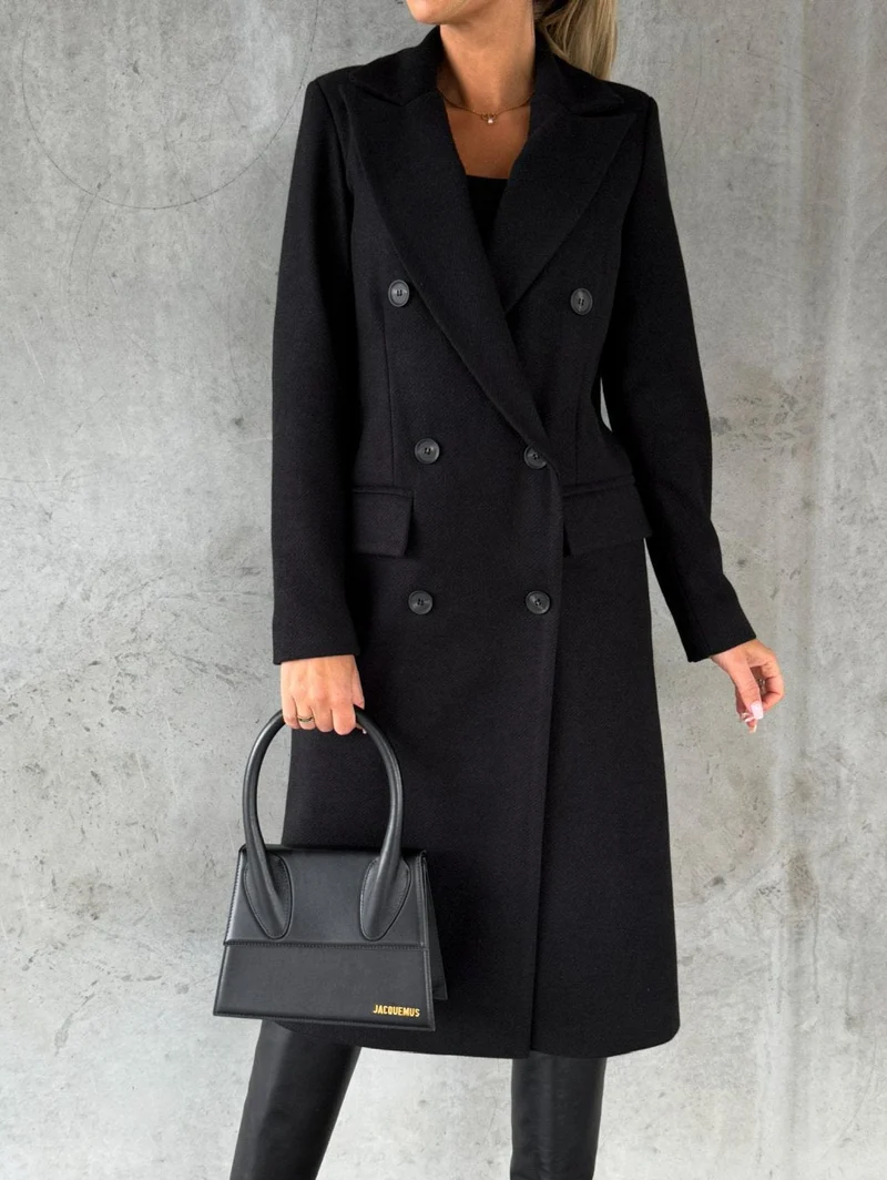 Luxus Wollmantel
