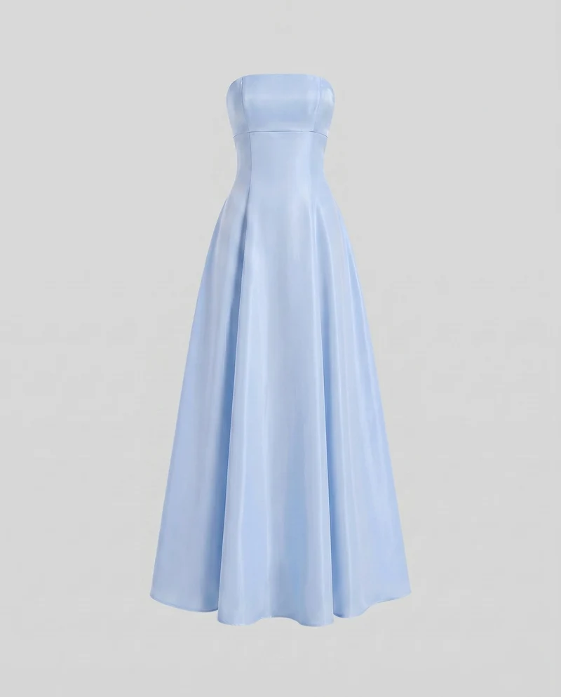 Damen Elegant drapiertes Abendkleid Nord Taschen