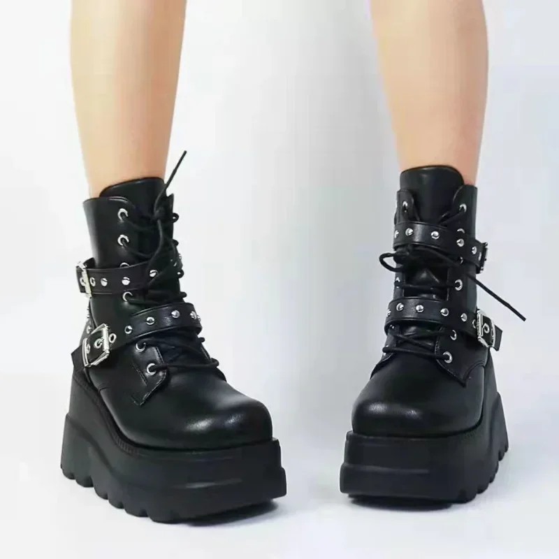 Mühelos Gothische Eleganz Stiefel