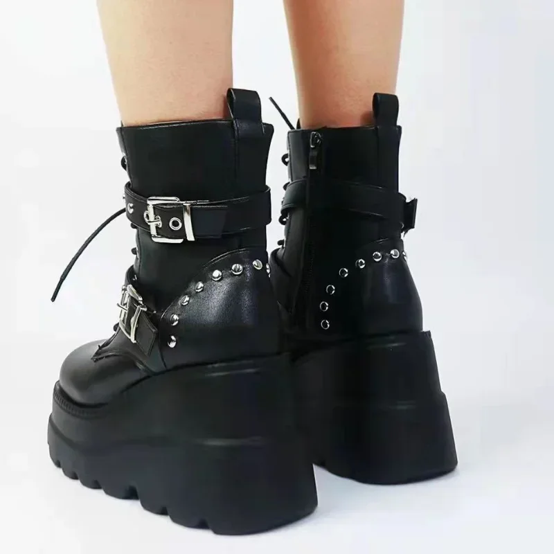 Mühelos Gothische Eleganz Stiefel