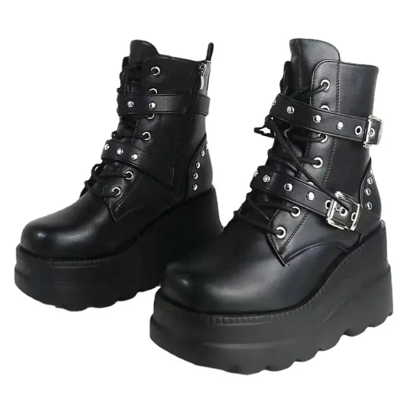 Mühelos Gothische Eleganz Stiefel