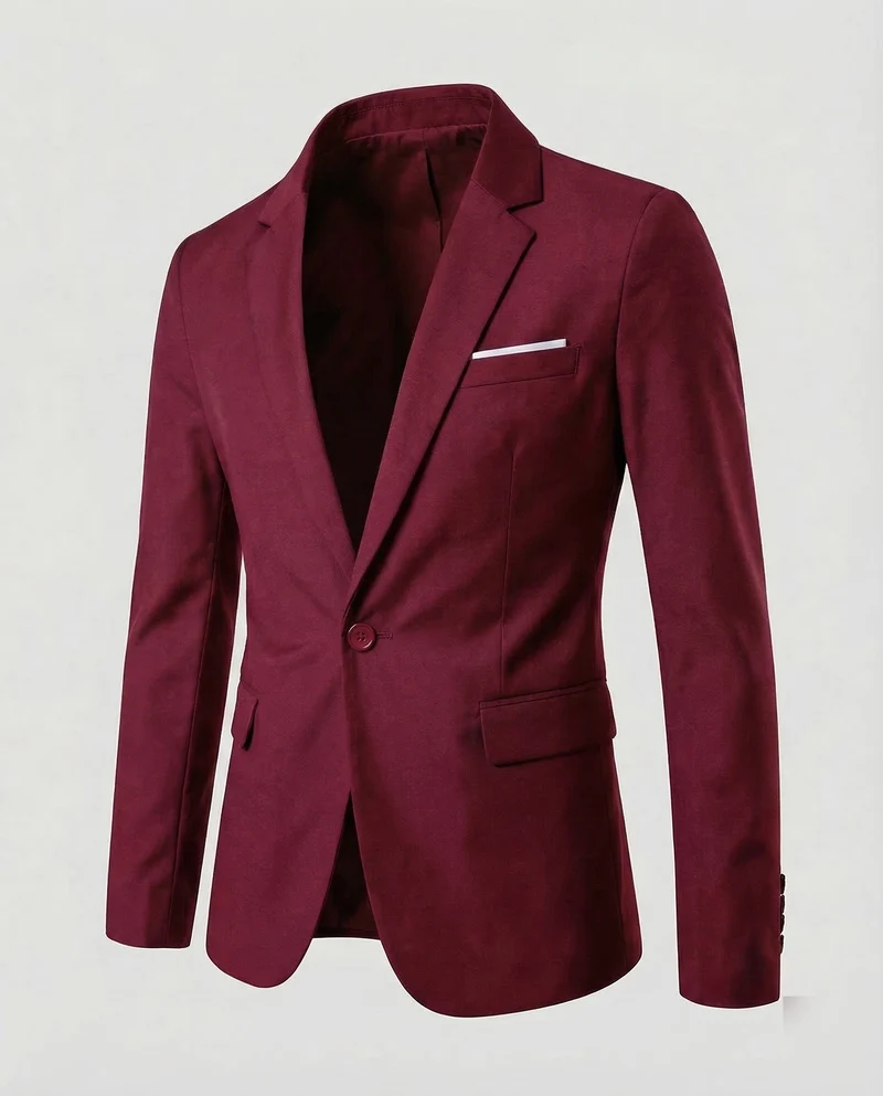 Herren Sakko Slim Ein Knopf