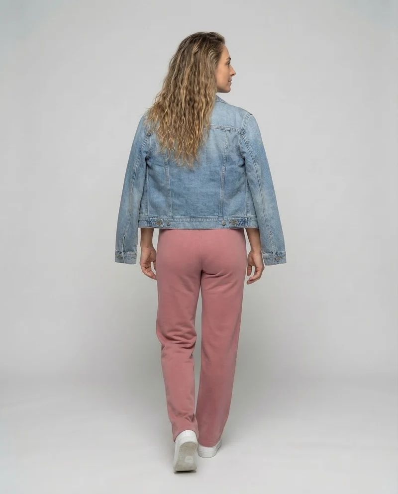 Damen Elegante Loungehose Weit
