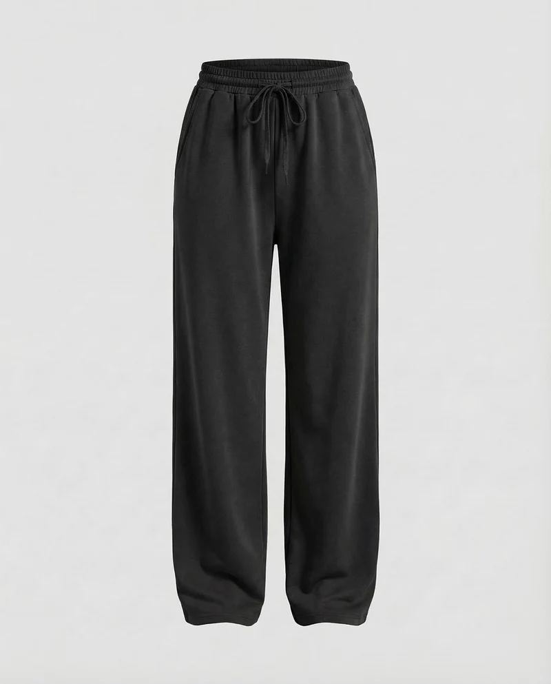 Damen Elegante Loungehose Weit