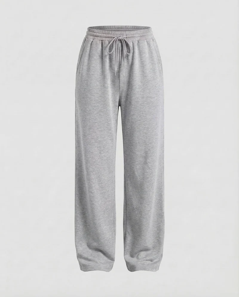 Damen Elegante Loungehose Weit