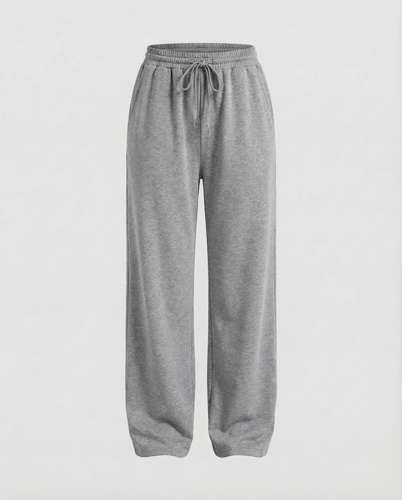 Damen Elegante Loungehose Weit