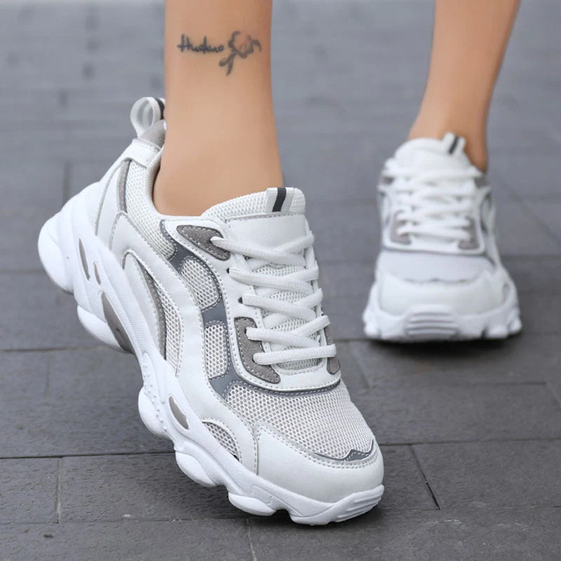 Damen Leichte und atmungsaktive Sneakers mit ergonomischer Dämpfung Nord Taschen