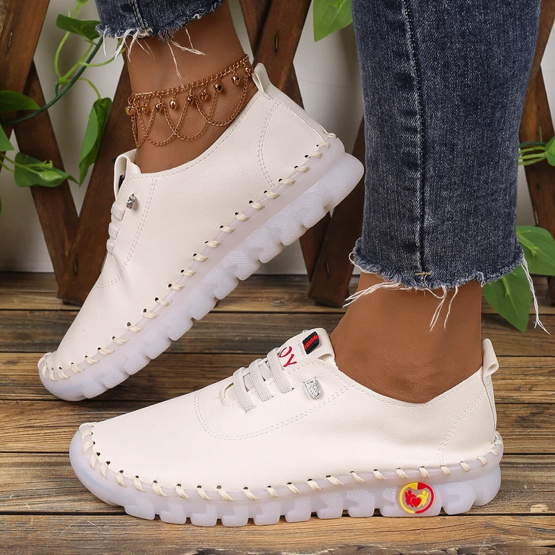 Damen Atmungsaktive und bequeme Freizeitschuhe mit elastischen Schnürsenkeln Nord Taschen