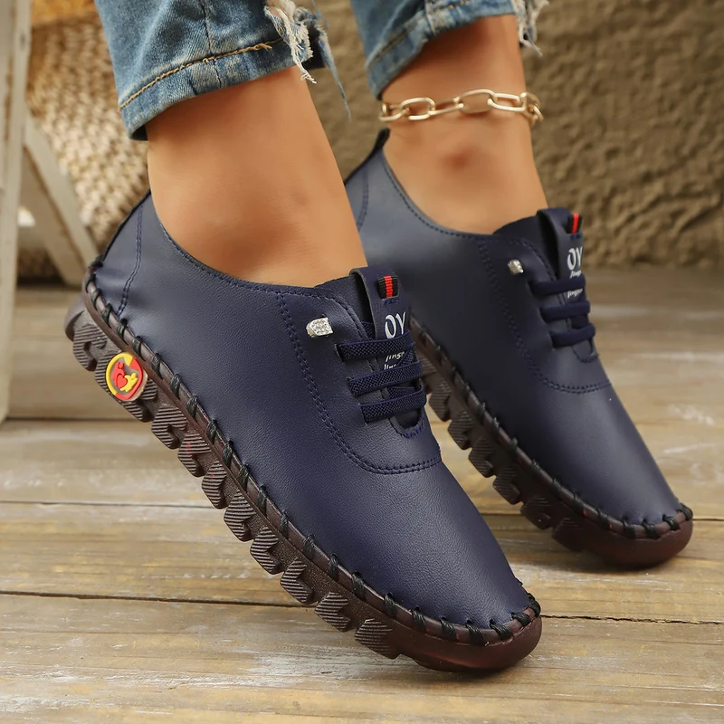 Damen Atmungsaktive und bequeme Freizeitschuhe mit elastischen Schnürsenkeln Nord Taschen