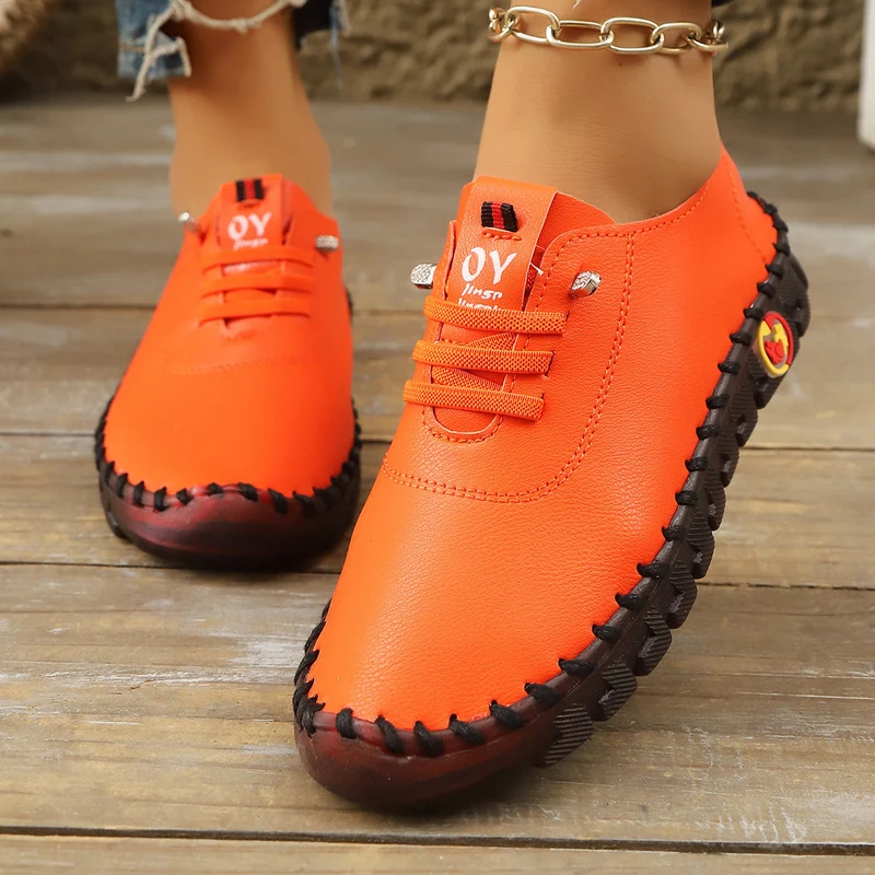 Damen Atmungsaktive und bequeme Freizeitschuhe mit elastischen Schnürsenkeln Nord Taschen