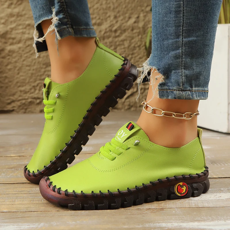 Damen Atmungsaktive und bequeme Freizeitschuhe mit elastischen Schnürsenkeln Nord Taschen