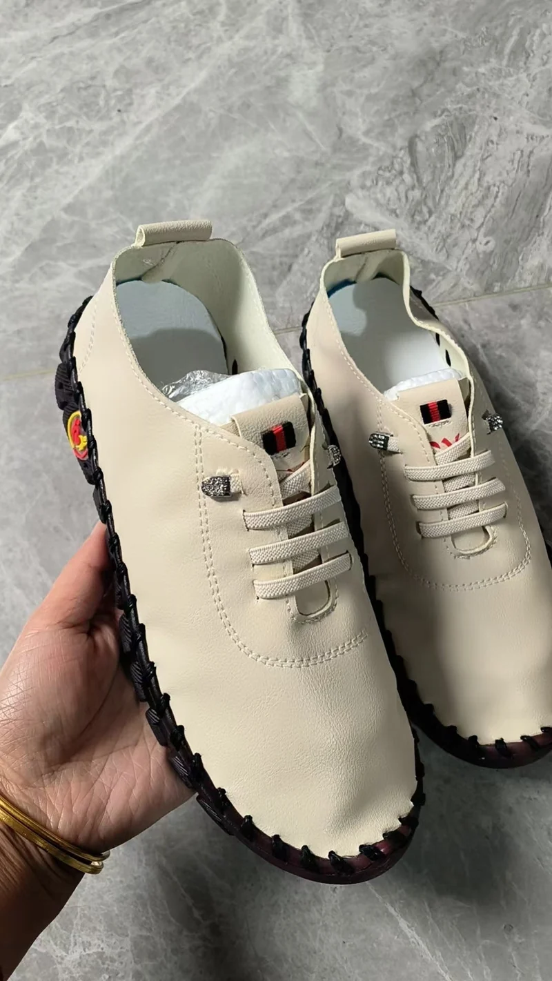 Damen Atmungsaktive und bequeme Freizeitschuhe mit elastischen Schnürsenkeln Nord Taschen