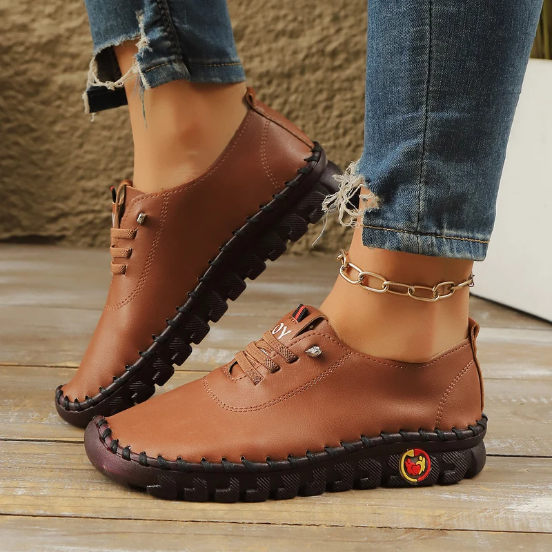 Damen Atmungsaktive und bequeme Freizeitschuhe mit elastischen Schnürsenkeln Nord Taschen