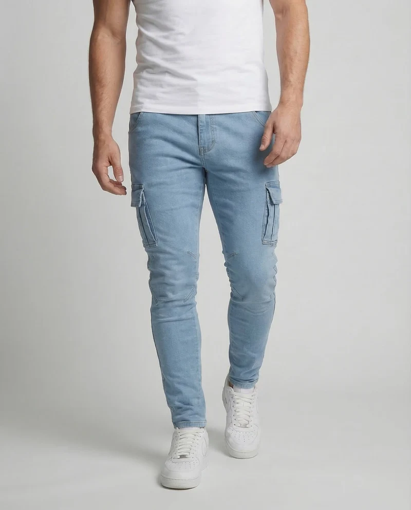 Herren Cargo Hose Slim