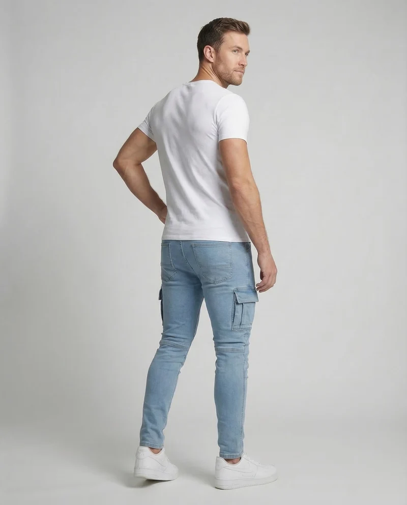 Herren Cargo Hose Slim