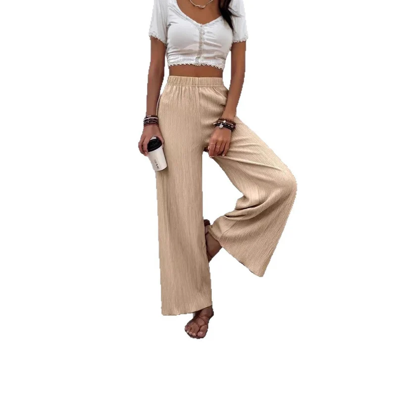 Damen Weite Plissee-Hose aus atmungsaktivem Material Nord Taschen
