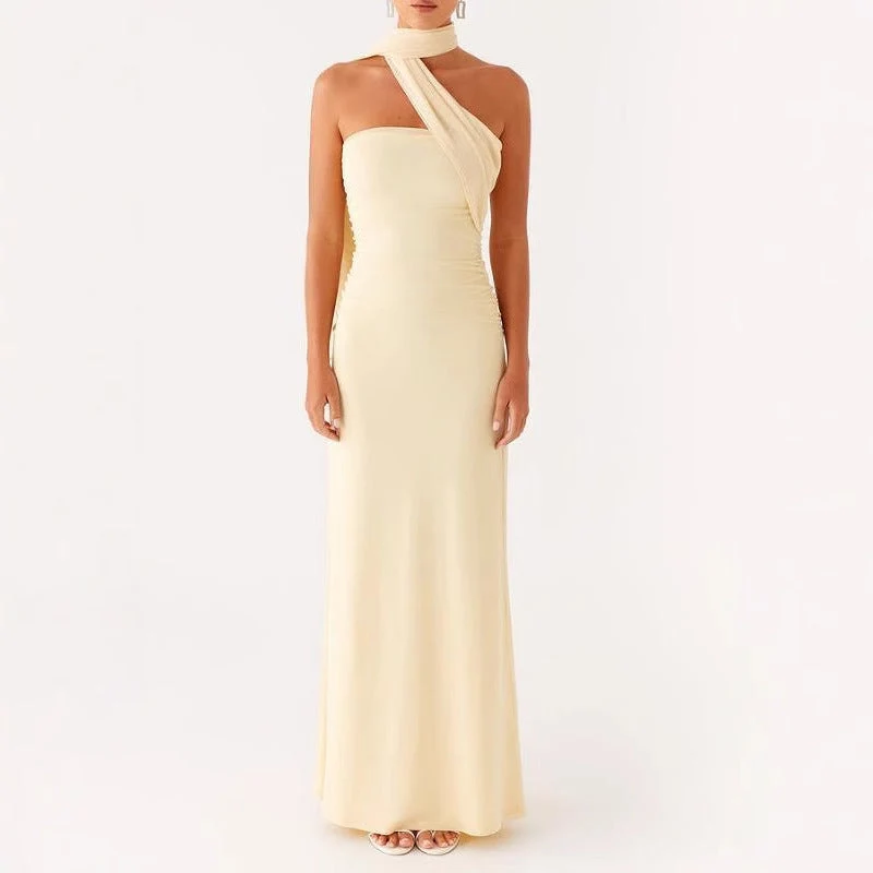 Damen Maxi-Kleid mit floralem Design