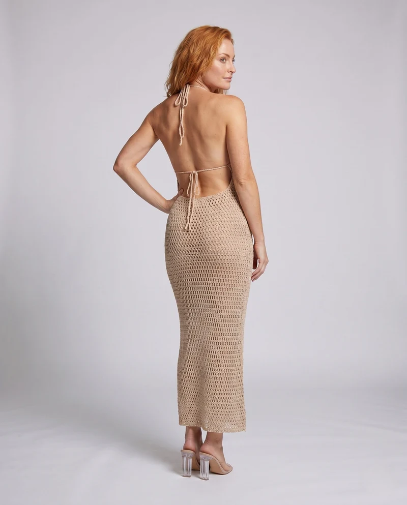 Damen Strickkleid