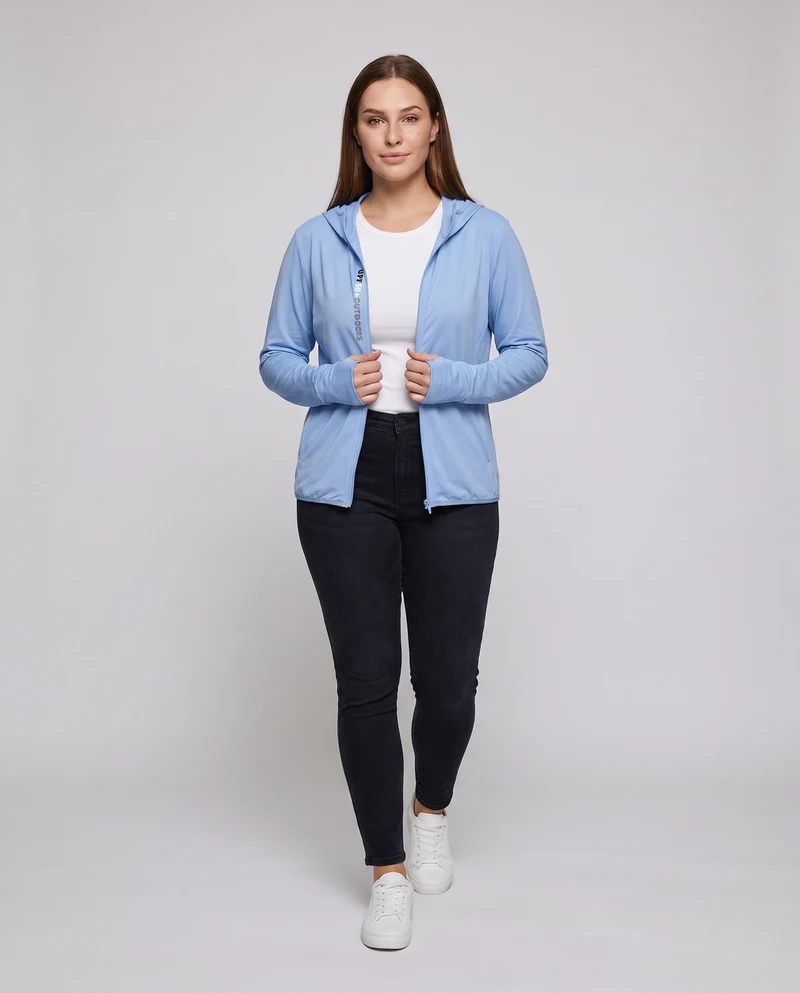 Damen UV-Schutzjacke mit atmungsaktivem Netzfutter