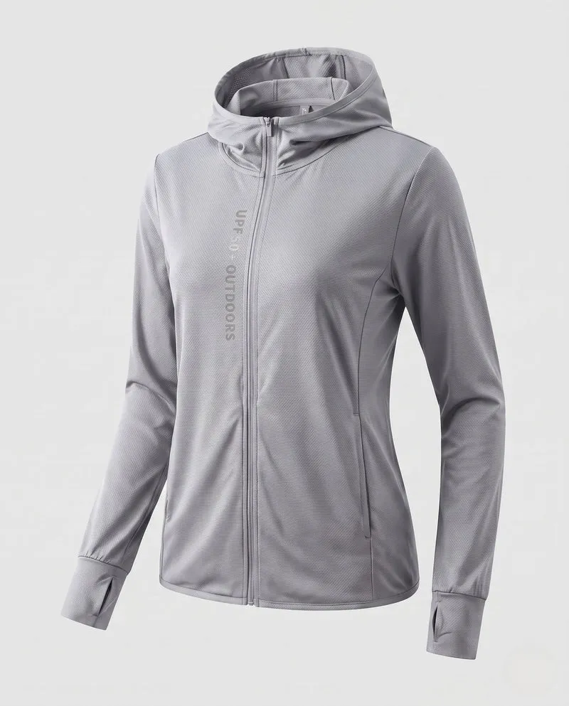 Damen UV-Schutzjacke mit atmungsaktivem Netzfutter