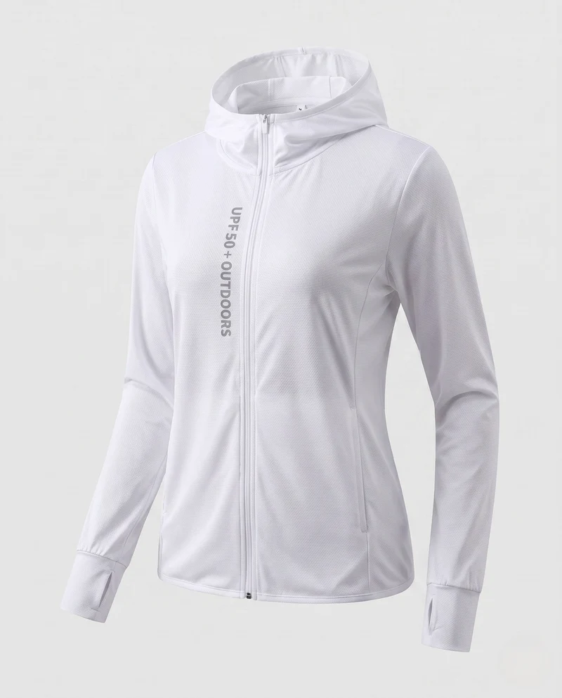 Damen UV-Schutzjacke mit atmungsaktivem Netzfutter