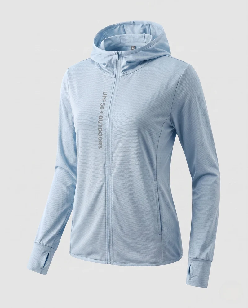Damen UV-Schutzjacke mit atmungsaktivem Netzfutter
