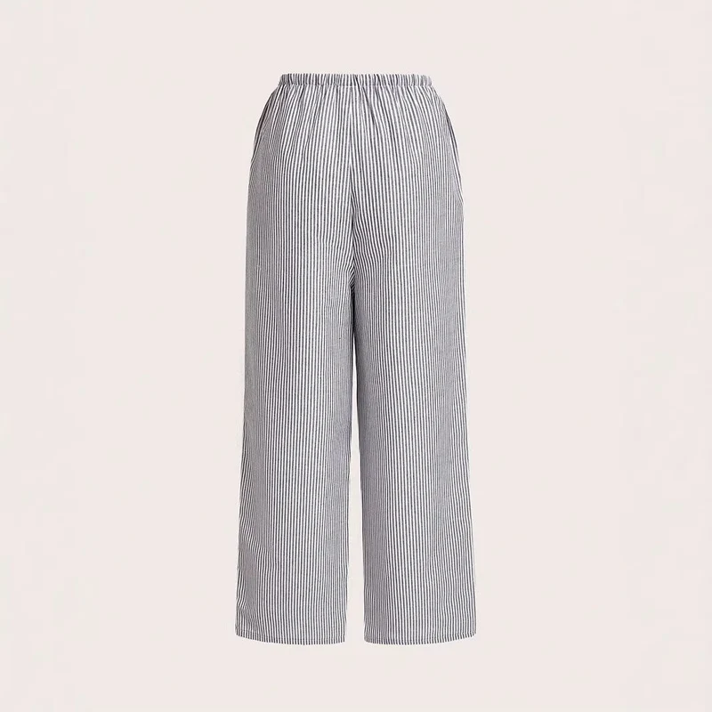 Damen lässige Freizeithose mit Gürtel