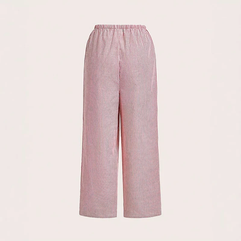 Damen lässige Freizeithose mit Gürtel