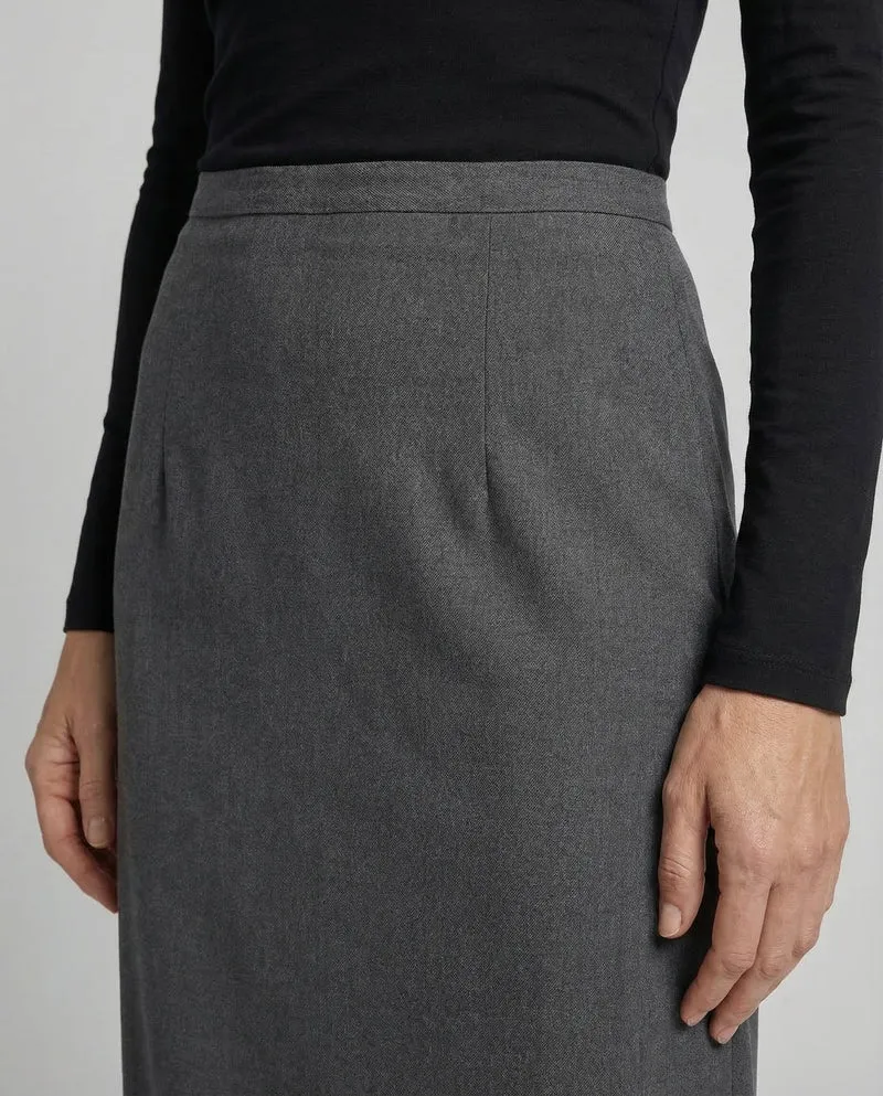 Damen Maxirock Schlitz Elegant