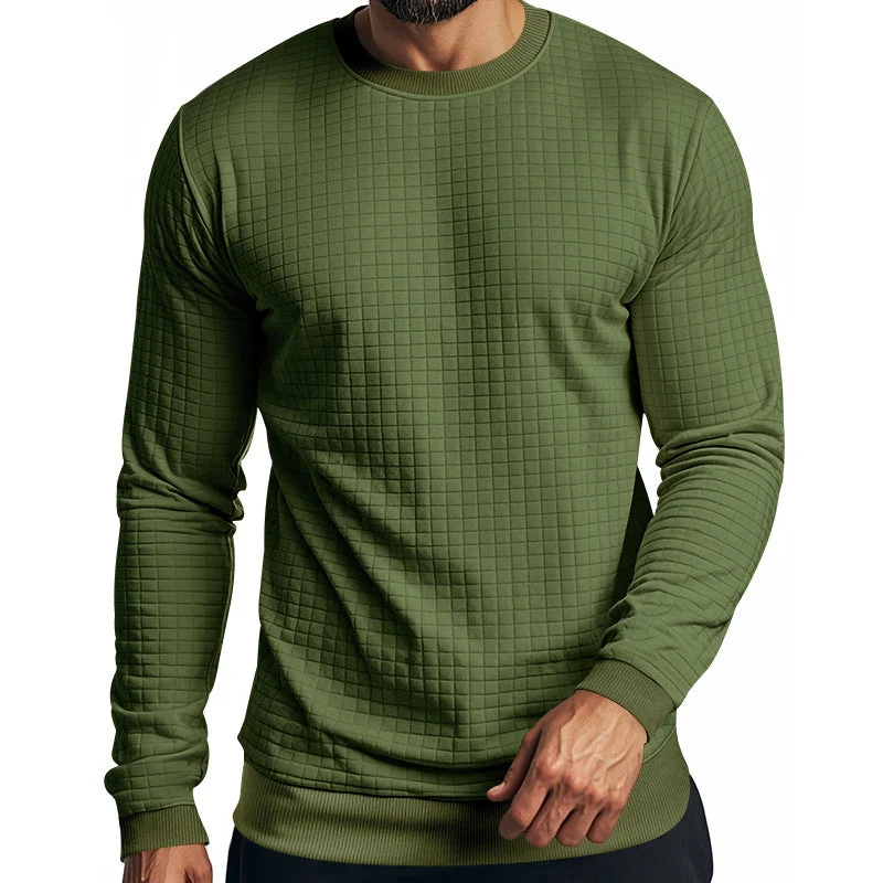 Herren Langarm-Sweatshirt mit strukturiertem Design und elastischen Bündchen Nord Taschen