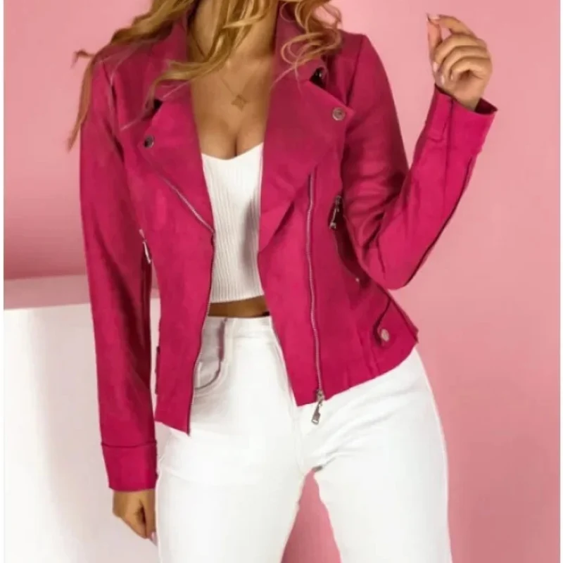 Klassische Bikerjacke für Frauen