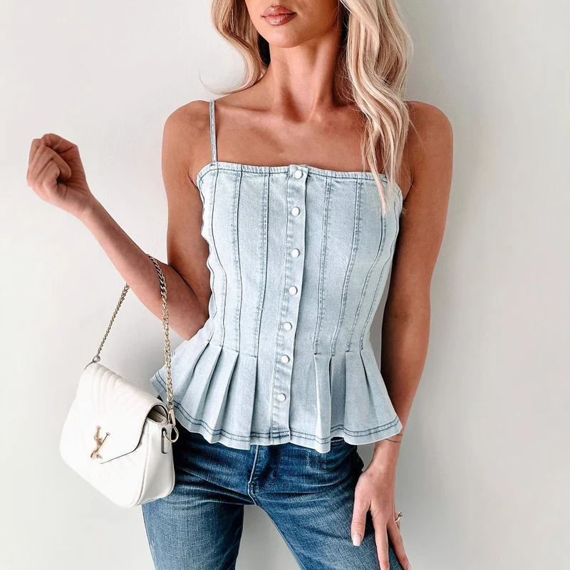Damen Jeans Top