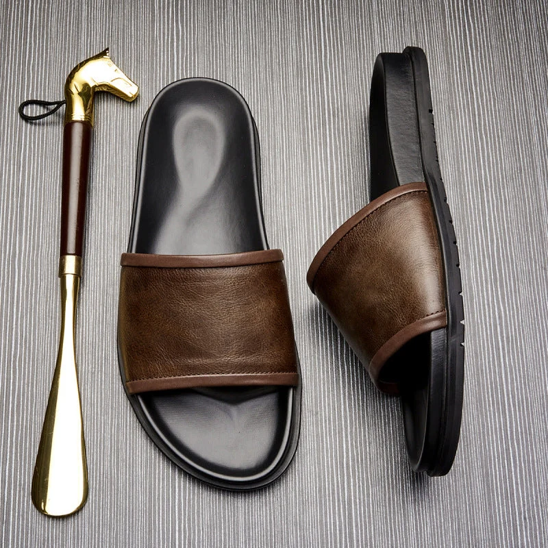 Premium Leder Outdoor Sandalen für Herren Nord Taschen