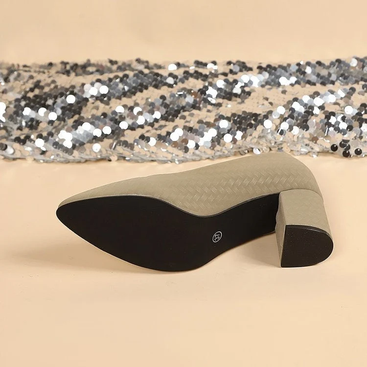 Damen Elegante Absatzschuhe mit tastbarem Zopfdesign Nord Taschen