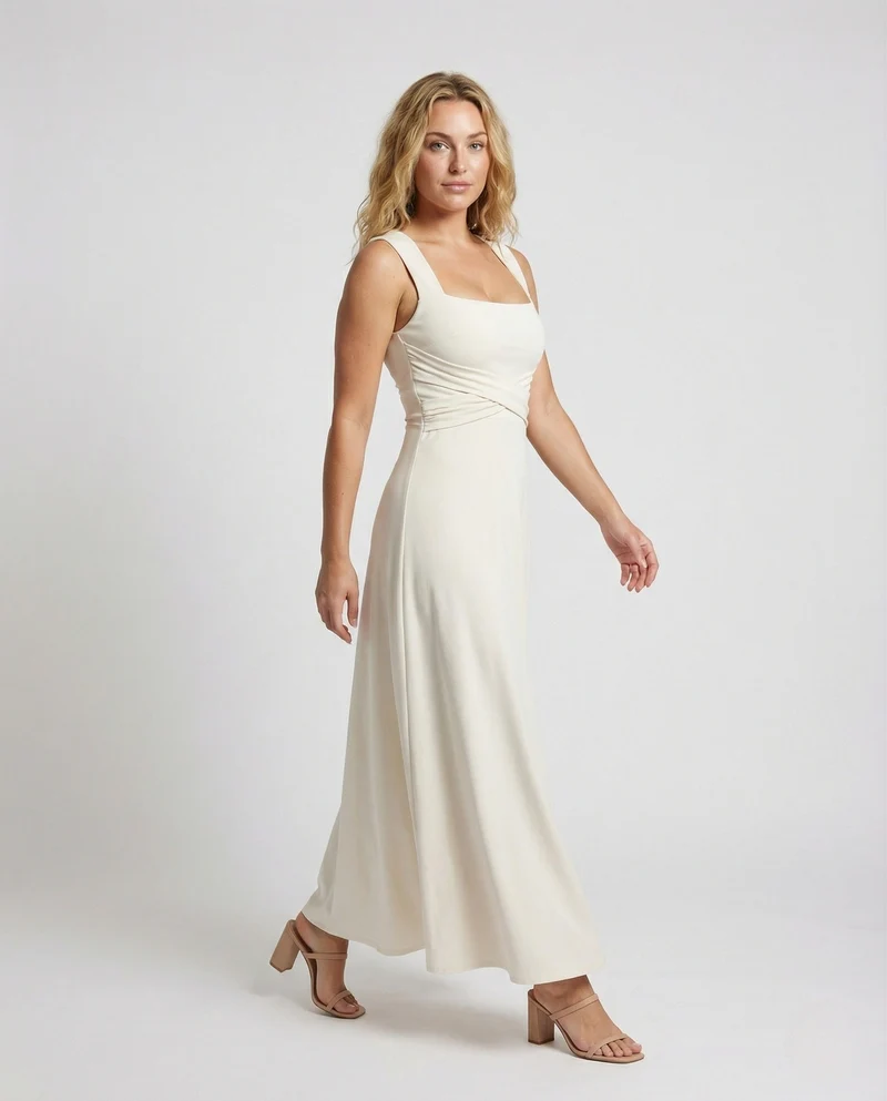 Damen Corsagenkleid mit Tellerrock