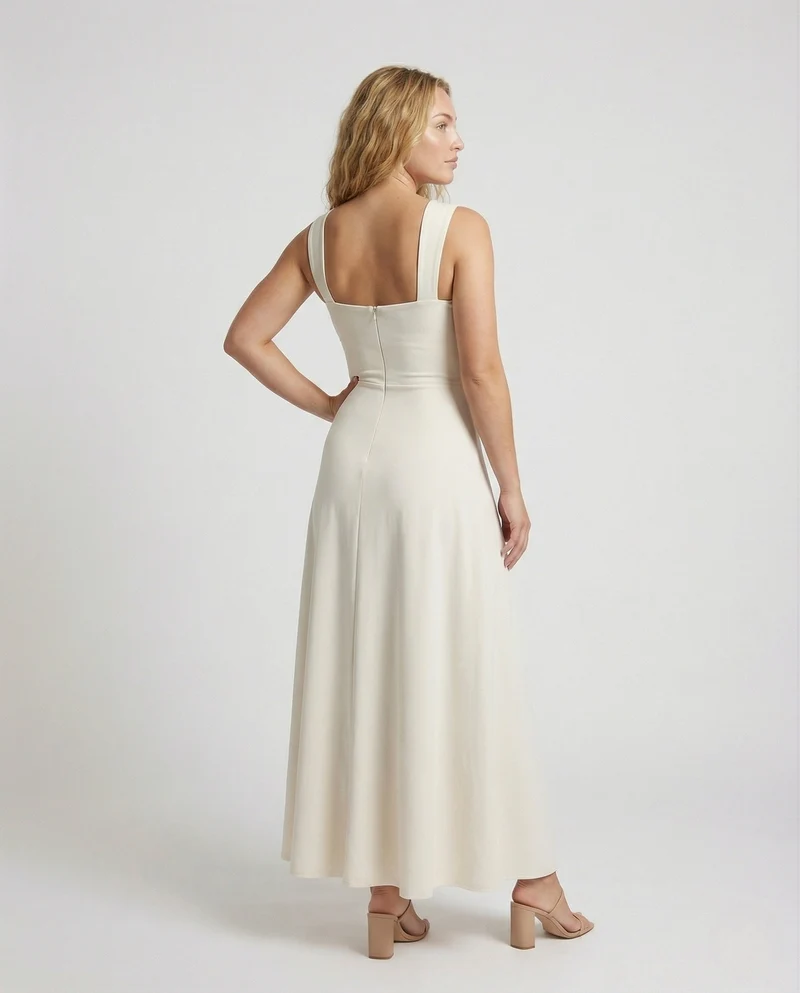 Damen Corsagenkleid mit Tellerrock