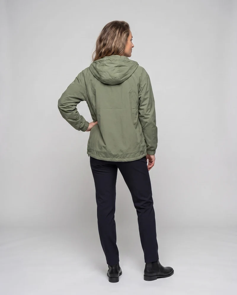 Unisex nan leichte winddichte Kapuzenjacke im Oversize-Schnitt mit verstellbarem Saum Nord Taschen