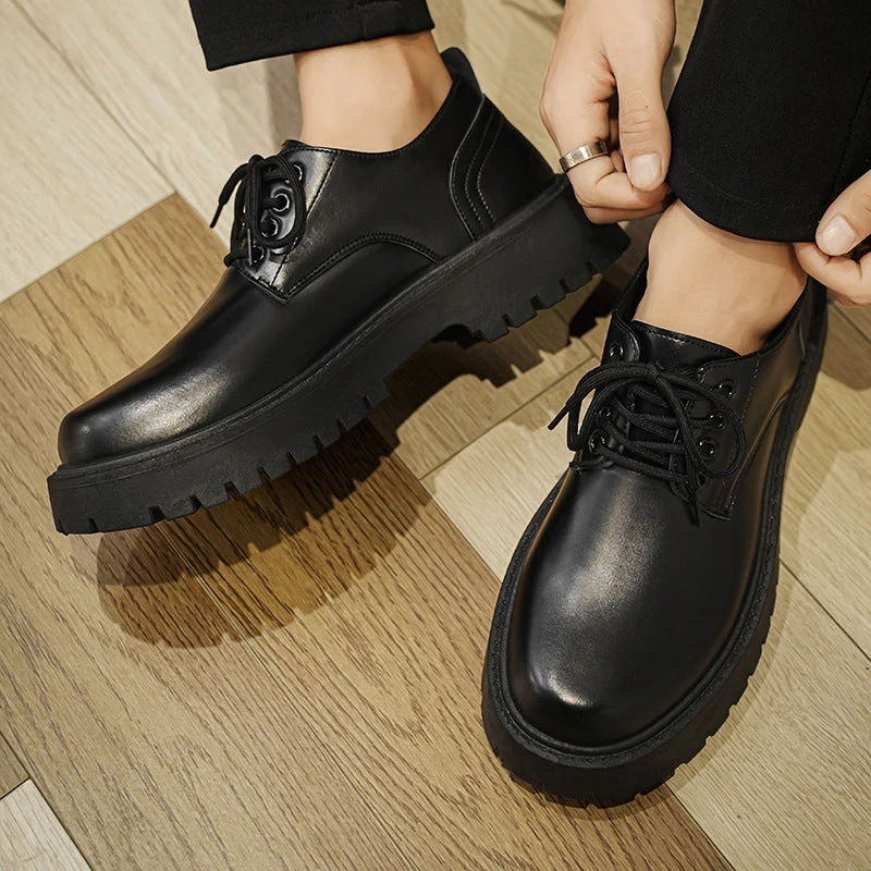 Herren Modische Schnürschuhe mit rutschfester Sohle und verstärktem Profil