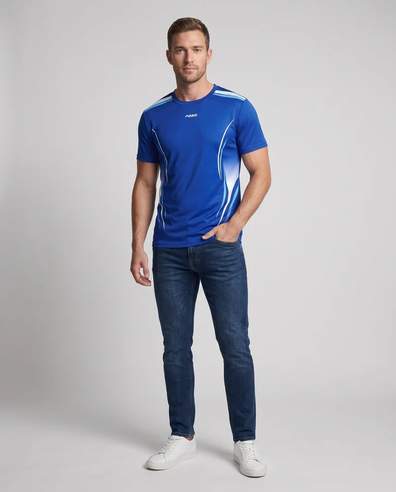 Herren sportliches Funktionsshirt mit atmungsaktiven Eigenschaften Nord Taschen