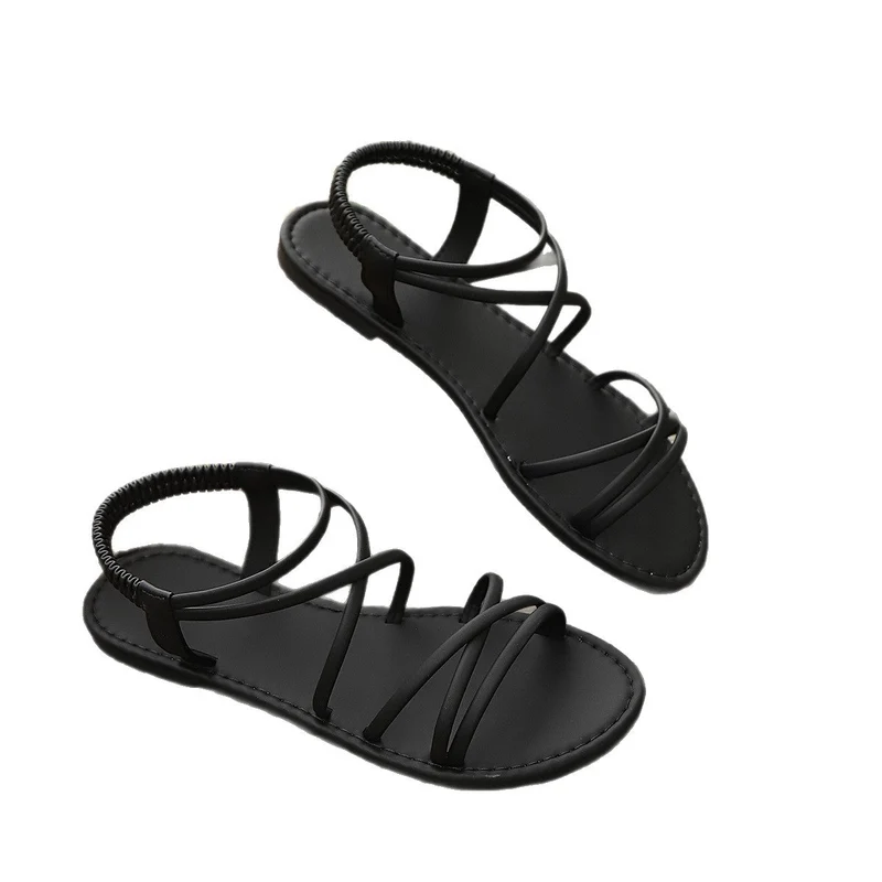 Damen elegante Sandalen mit verstellbaren Riemen