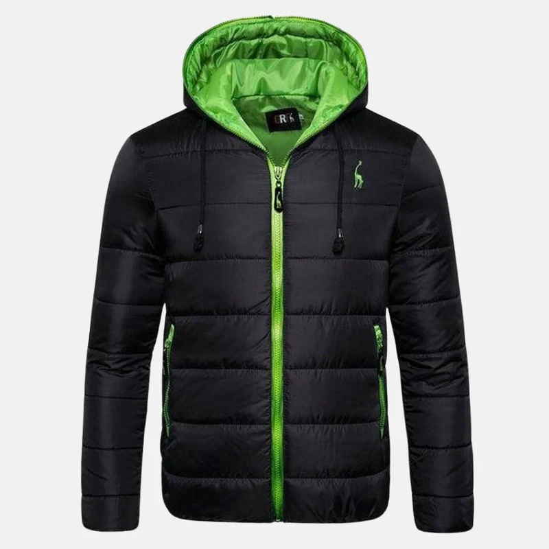 Nord Taschen | Daunenjacke Normale Passform Wasserabweisend Kapuze Reißverschluss Taschen