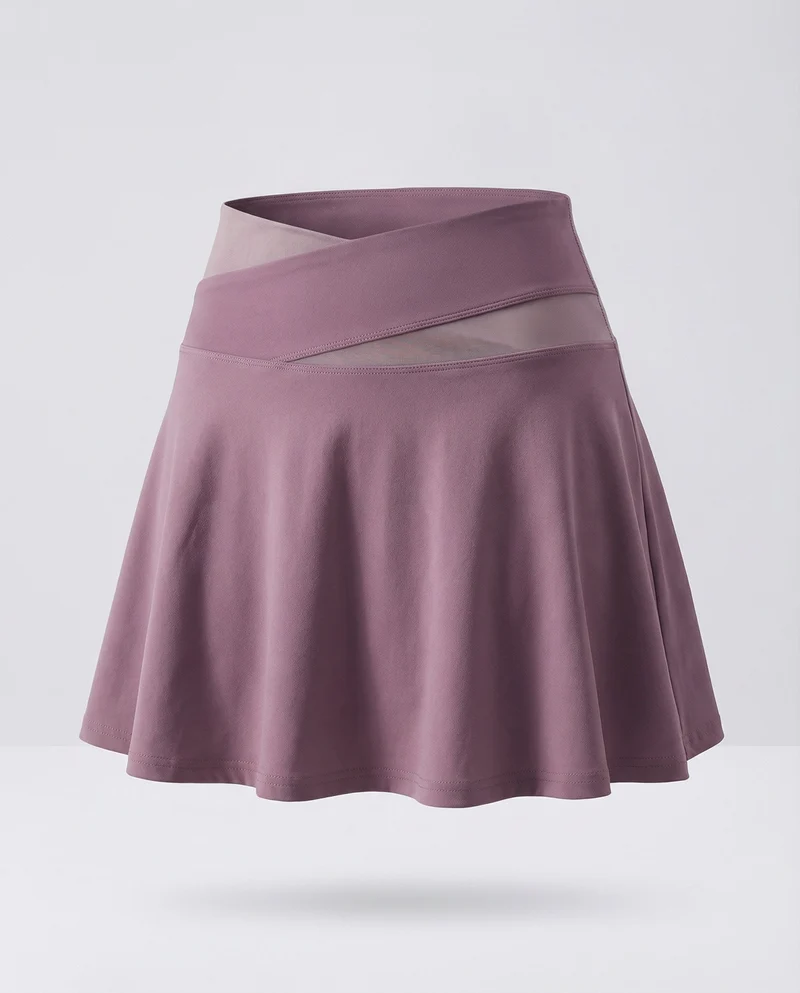 Damen Sportliche Asymmetrischer Bund Funktionsmaterial Sportskort