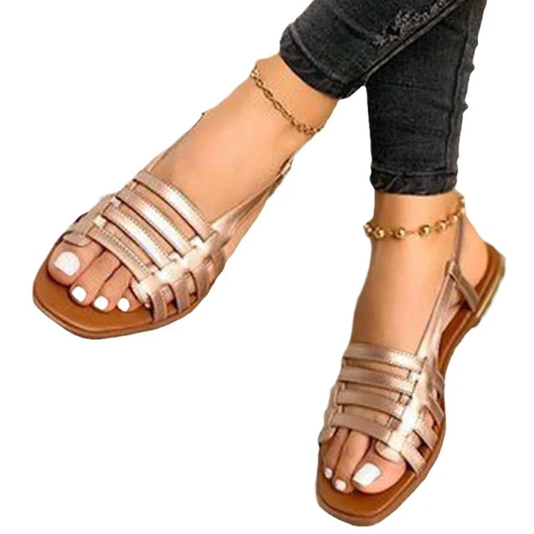 Damen Geflochtene Freizeitsandalen