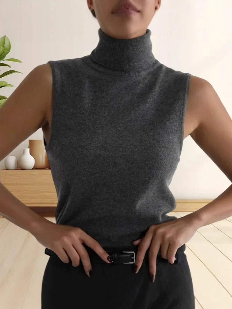 Damen Strickoberteil mit eleganter Knopfleiste und modernen Details