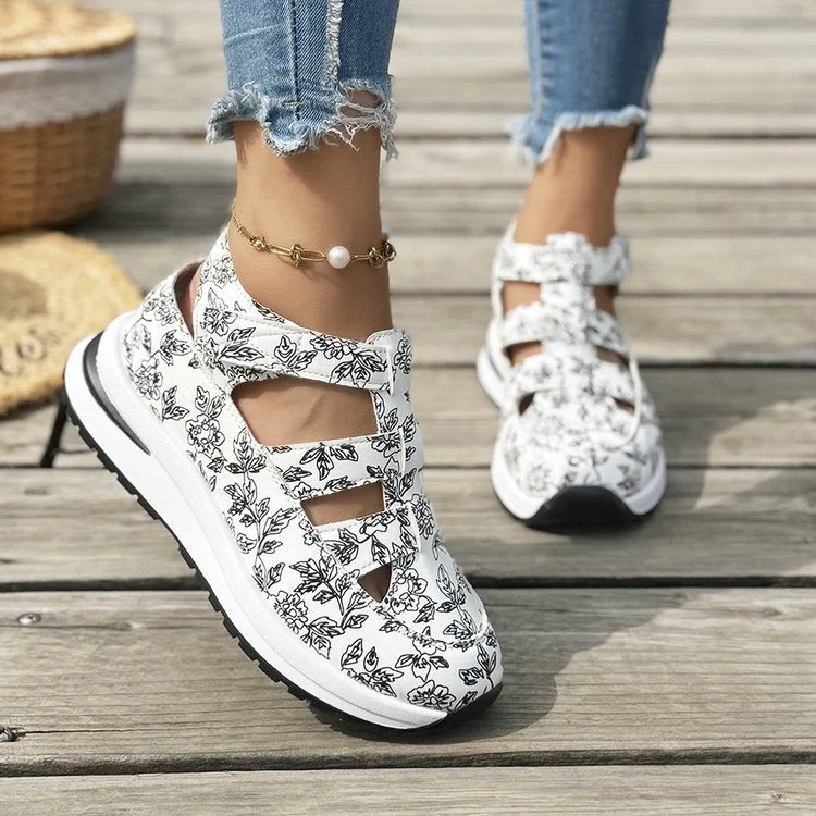 Damen sportliche Sandalen mit modischem Schnitt und atmungsaktiven Einsätzen