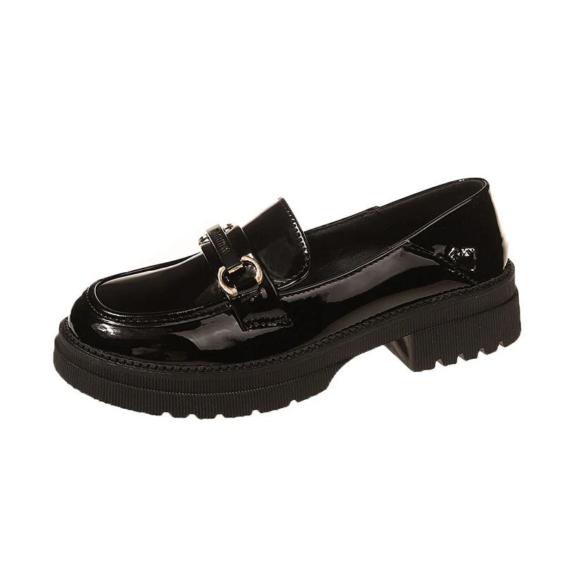 Damen Klassische Loafer mit modischer Schnallenverzierung