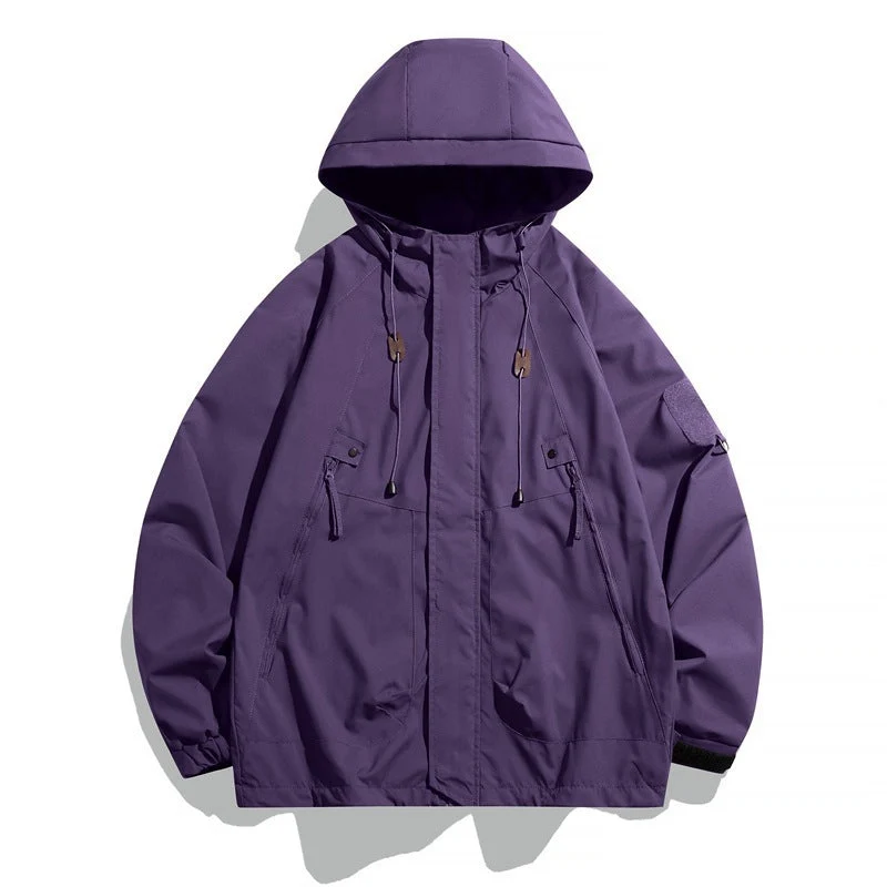 Damen technische Funktionsjacke mit verstellbarem Kapuzensystem und robustem Wetterschutz