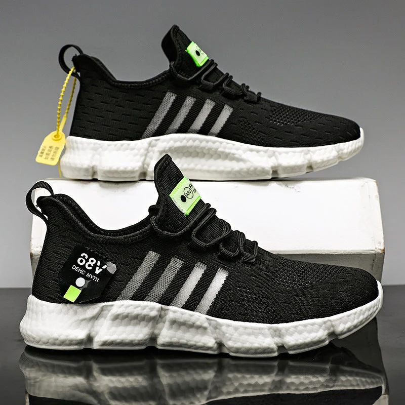 Damen Leichte und atmungsaktive Freizeitsneaker mit Flex-Sohle